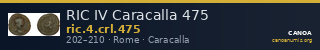 RIC IV Caracalla 475 — CANOA