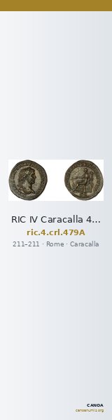 RIC IV Caracalla 479A — CANOA