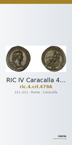 RIC IV Caracalla 479A — CANOA
