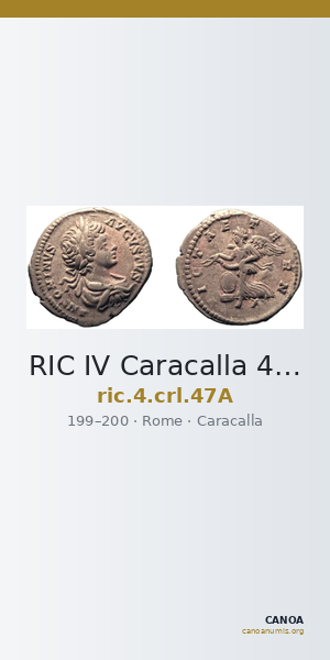 RIC IV Caracalla 47A — CANOA