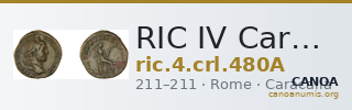 RIC IV Caracalla 480A — CANOA