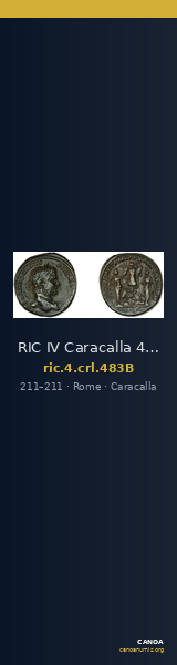 RIC IV Caracalla 483B — CANOA