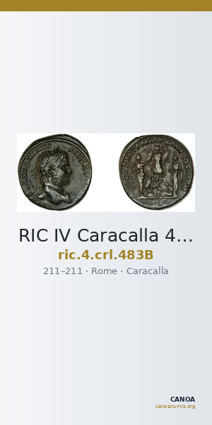 RIC IV Caracalla 483B — CANOA