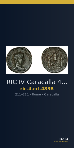 RIC IV Caracalla 483B — CANOA