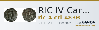 RIC IV Caracalla 483B — CANOA