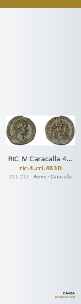RIC IV Caracalla 483D — CANOA