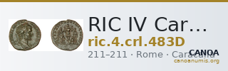 RIC IV Caracalla 483D — CANOA