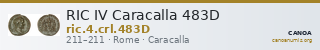 RIC IV Caracalla 483D — CANOA