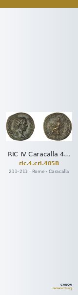 RIC IV Caracalla 485B — CANOA