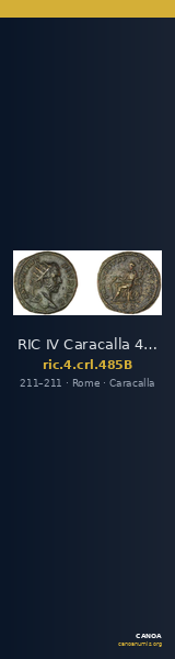 RIC IV Caracalla 485B — CANOA
