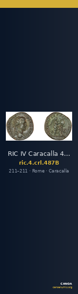 RIC IV Caracalla 487B — CANOA