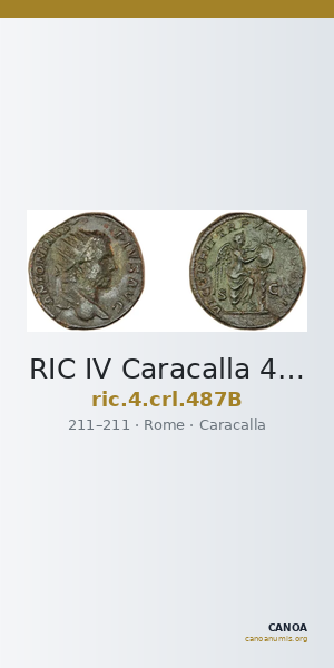 RIC IV Caracalla 487B — CANOA