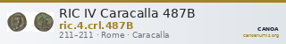 RIC IV Caracalla 487B — CANOA