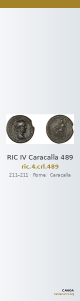 RIC IV Caracalla 489 — CANOA