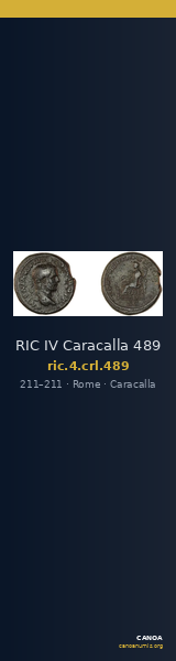 RIC IV Caracalla 489 — CANOA