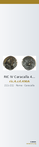 RIC IV Caracalla 490A — CANOA
