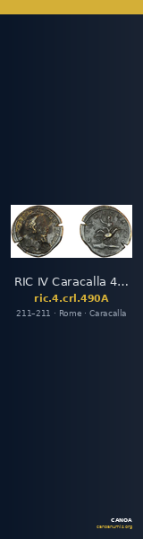 RIC IV Caracalla 490A — CANOA