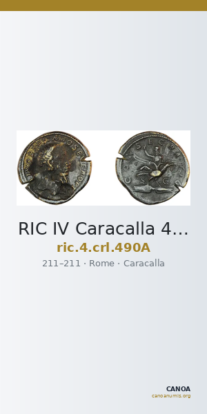 RIC IV Caracalla 490A — CANOA