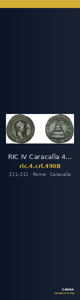 RIC IV Caracalla 490B — CANOA