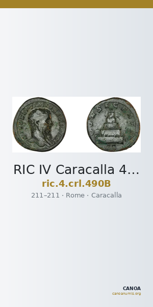 RIC IV Caracalla 490B — CANOA