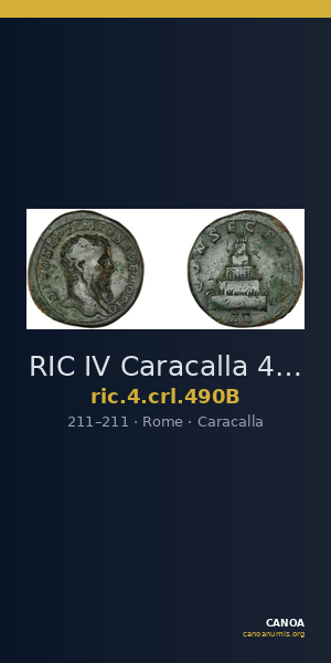 RIC IV Caracalla 490B — CANOA