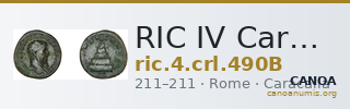 RIC IV Caracalla 490B — CANOA