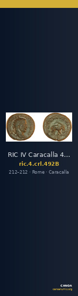 RIC IV Caracalla 492B — CANOA