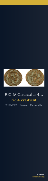 RIC IV Caracalla 493A — CANOA
