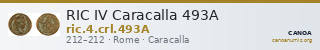 RIC IV Caracalla 493A — CANOA