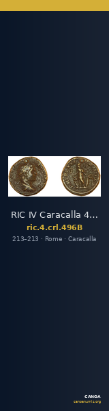 RIC IV Caracalla 496B — CANOA