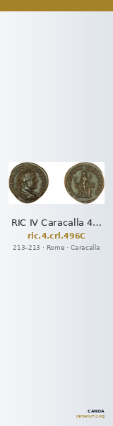 RIC IV Caracalla 496C — CANOA