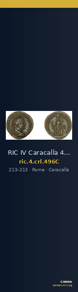 RIC IV Caracalla 496C — CANOA