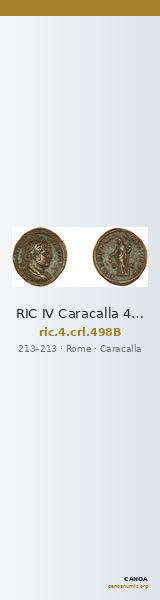 RIC IV Caracalla 498B — CANOA