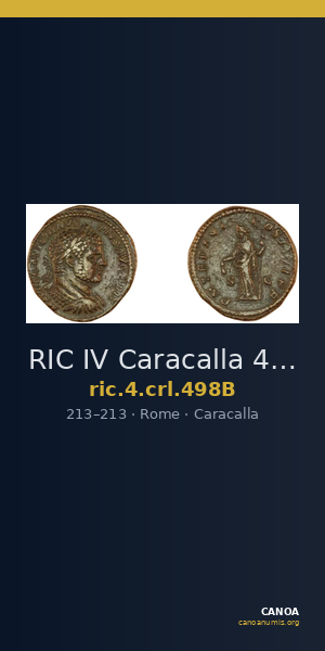 RIC IV Caracalla 498B — CANOA