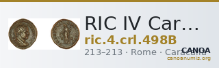 RIC IV Caracalla 498B — CANOA