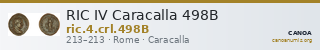 RIC IV Caracalla 498B — CANOA