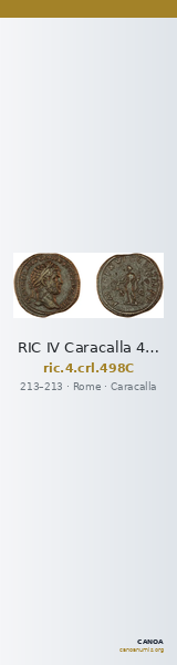 RIC IV Caracalla 498C — CANOA