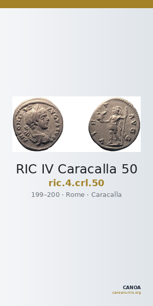 RIC IV Caracalla 50 — CANOA
