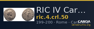 RIC IV Caracalla 50 — CANOA