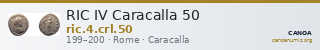 RIC IV Caracalla 50 — CANOA