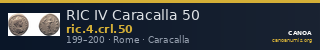 RIC IV Caracalla 50 — CANOA