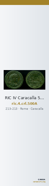 RIC IV Caracalla 500A — CANOA