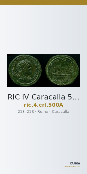 RIC IV Caracalla 500A — CANOA
