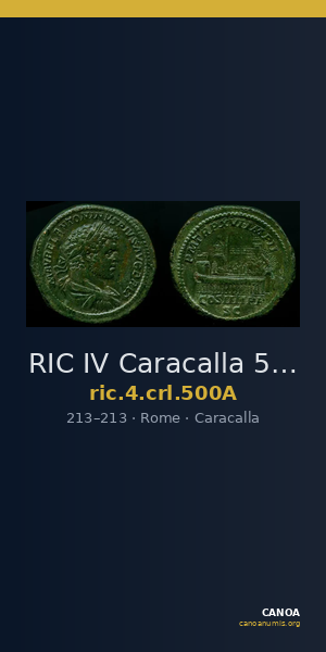RIC IV Caracalla 500A — CANOA