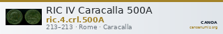 RIC IV Caracalla 500A — CANOA
