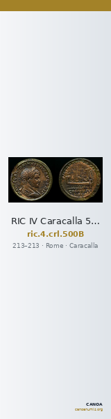 RIC IV Caracalla 500B — CANOA