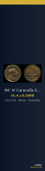 RIC IV Caracalla 500B — CANOA