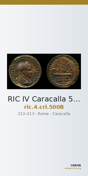 RIC IV Caracalla 500B — CANOA