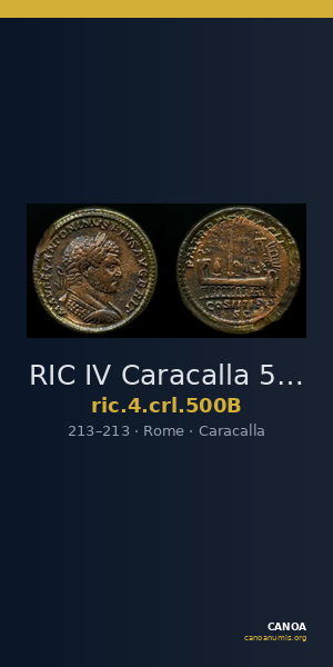 RIC IV Caracalla 500B — CANOA
