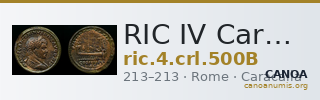 RIC IV Caracalla 500B — CANOA